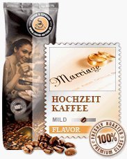 Coffee-Nation Hochzeitskaffee 1000g Bohnen | Spitzenqualität | Kaffeeliebhaber von Coffee-Nation