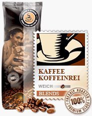 Coffee-Nation Kaffee Koffeinfrei Lunata 1000g Bohnen | Spitzenqualität | Kaffeeliebhaber von Coffee-Nation