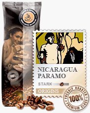 Coffee-Nation Nicaragua Paramo 1000g Bohnen | Spitzenqualität | Kaffeeliebhaber von Coffee-Nation