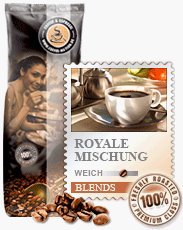 Coffee-Nation Royale Mischung 1000g Bohnen | Spitzenqualität | Kaffeeliebhaber von Coffee-Nation