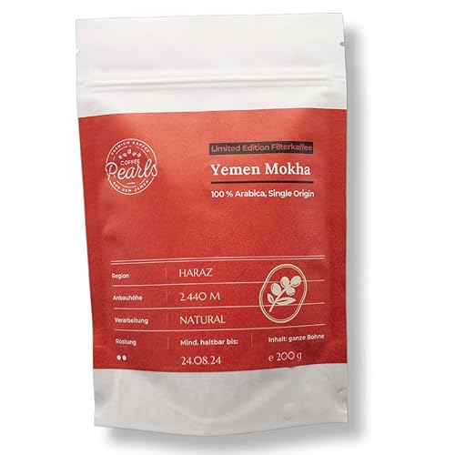 Yemen Mokha - 100% Arabica Kaffeebohnen aus dem Jemen (Filterkaffee) von Coffee Pearls