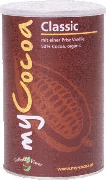 Trinkschokolade Classic 50 % Kakao mit einem Hauch Vanille - vegan - 375 g - Bio von Coffee & Flavor
