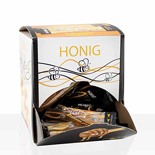 Coffeefair Honig Sticks 100 x 10g Portionssticks Thekendisplay von Coffeefair