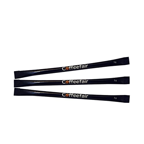 Coffeefair Premium Zuckersticks Slim Stick Line 1000 x 3g Zucker, weißer Portionszucker mit perfekter Menge von 3g, Feinzucker portioniert, ideal für die Gastronomie oder das Büro, ca. 13cm lang Coffeefair Premium Zuckersticks Slim Stick Line 1000 x 3g Zucker, weißer Portionszucker mit perfekter Menge von 3g, Feinzucker portioniert, ideal für die Gastronomie oder das Büro, ca. 13cm lang von Coffeefair
