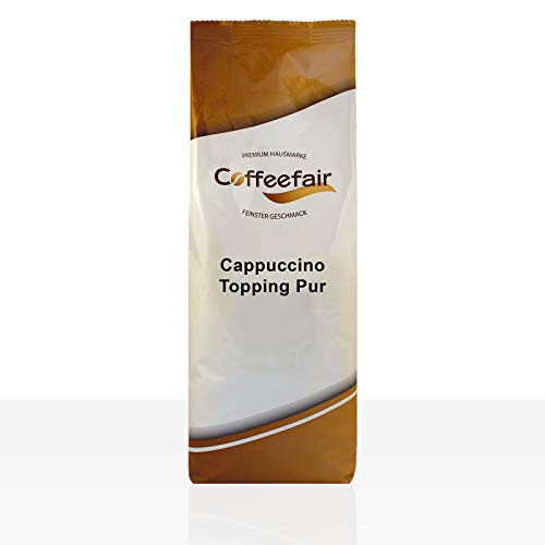 Coffeefair Cappuccino Topping Pur 10 x 750g Milchpulver Instant-Milch | Automatengängiges Milchpulver von Coffeefair