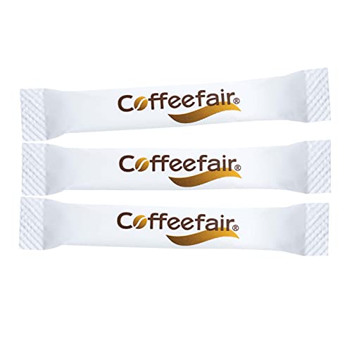 Coffeefair Zuckersticks Weiß 1000 x 3,6g Zucker, weißer Portionszucker, Feinzucker portioniert, ideal für die Gastronomie oder das Büro von Coffeefair