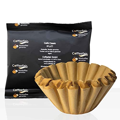 Coffeefair Filterkaffee 42 x 60g Kaffee gemahlen + 50 Korbfilter, Servicepaket Coffeefair Filterkaffee 42 x 60g Kaffee gemahlen + 50 Korbfilter, Servicepaket von Coffeefair
