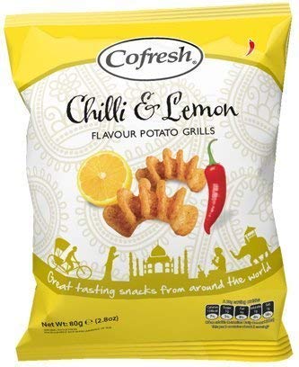 Cofresh Chilli & Lemon Kartoffelgrills, 80 g, 3 Stück von Cofresh