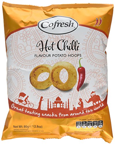 Cofresh Hot Chili Kartoffelreifen, 80 g von Cofresh