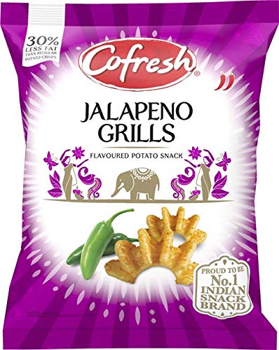 Cofresh Jalapeno Flavour Potato Grills (80 g) - Packung mit 2 von Cofresh