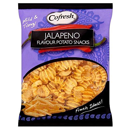 Cofresh Jalapeno Flavour Potato Snacks (90g) - Packung mit 2 von Cofresh
