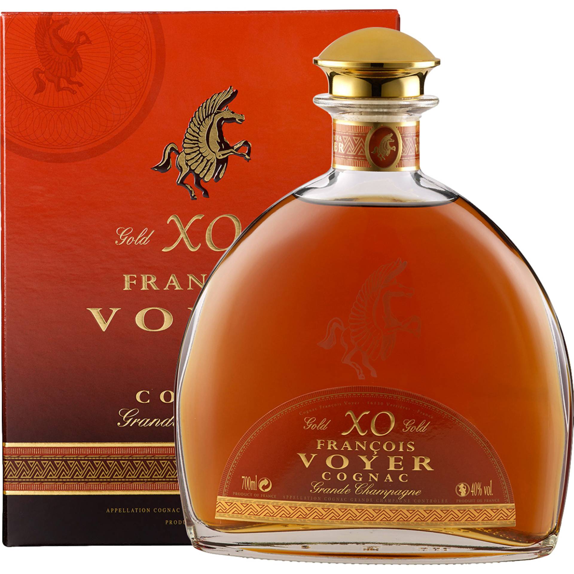 XO François Voyer Cognac Grande Champagne, Cognac AOP, 0,7 L, 40% Vol, Spirituosen XO François Voyer Cognac Grande Champagne, Cognac AOP, 0,7 L, 40% Vol, Spirituosen von Cognac Francois Voyer, FR 16130 Verriéres
