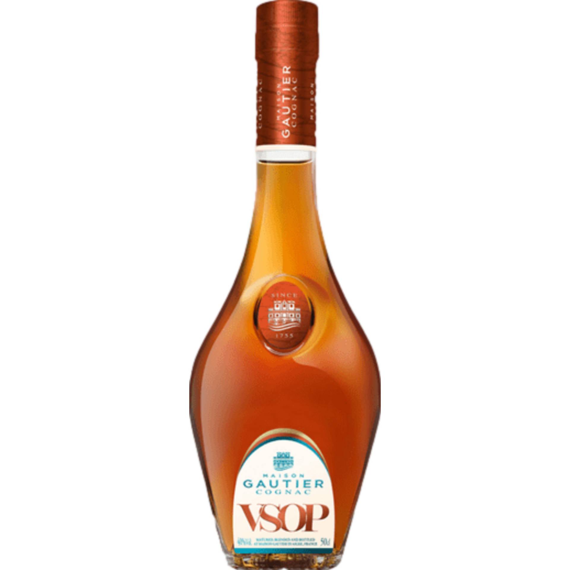 Maison Gautier Cognac VSOP, 40% Vol, 0,5L, Spirituosen Maison Gautier Cognac VSOP, 40% Vol, 0,5L, Spirituosen von Cognac Gautier, 16140 Aigre, France