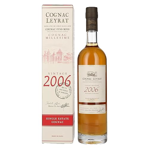 Cognac Leyrat Single Estate Cognac Vintage 2006 41,8% Vol. 0,5l in Geschenkbox Cognac Leyrat Single Estate Cognac Vintage 2006 41,8% Vol. 0,5l in Geschenkbox von Cognac Leyrat