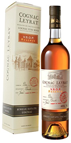 Cognac Leyrat V.S.O.P. Réserve Single Estate Cognac 40% Vol. 0,7l in Geschenkbox von Cognac Leyrat