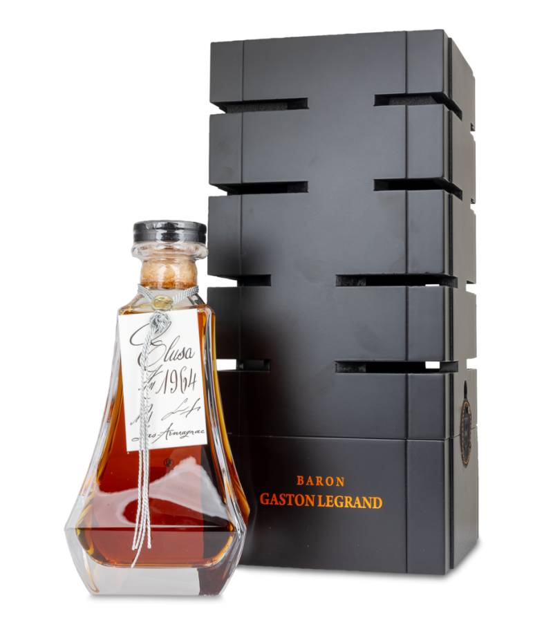 1964 Carafe Elusa Bas-Armagnac von Cognac Lheraud