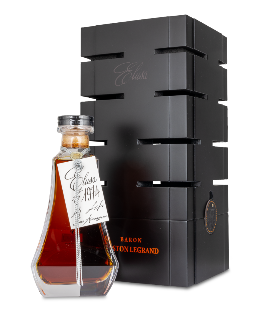 1974 Carafe Elusa Bas-Armagnac von Cognac Lheraud