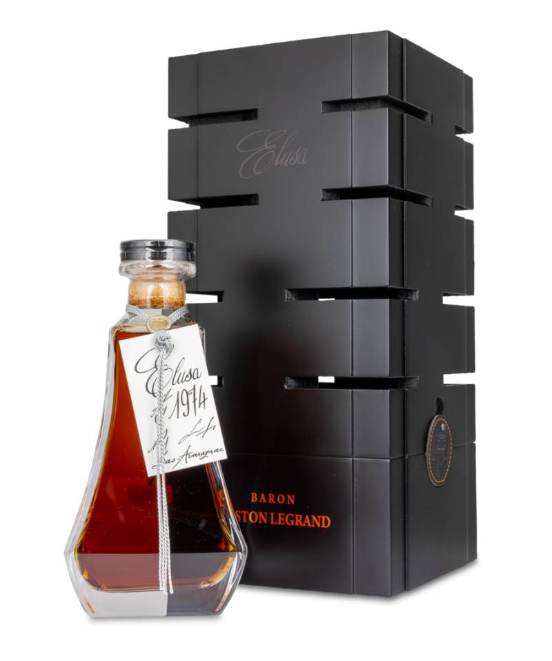 1974 Carafe Elusa Bas-Armagnac von Cognac Lheraud