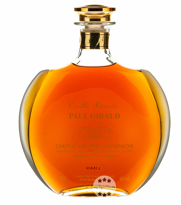 Paul Giraud Cognac Vieille Réserve Carafe Hélianthe (40 % Vol., 0,7 Liter) von Cognac Paul Giraud
