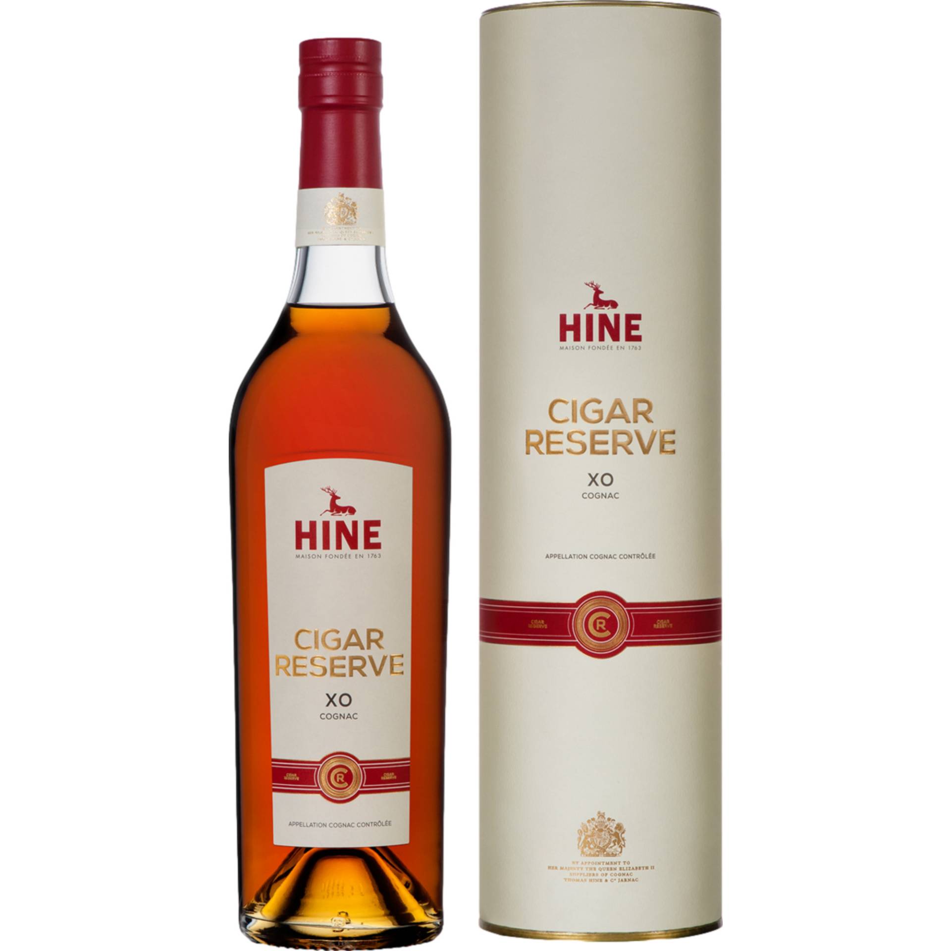 Hine Cognac Cigar Reserve XO, Cognac AOP, 0,7 L, 40% Vol., Cognac, Spirituosen Hine Cognac Cigar Reserve XO, Cognac AOP, 0,7 L, 40% Vol., Cognac, Spirituosen von Cognac Thomas Hine & C° - 16 Quai de l'Orangerie, 16200 Jarnac, Frankreich