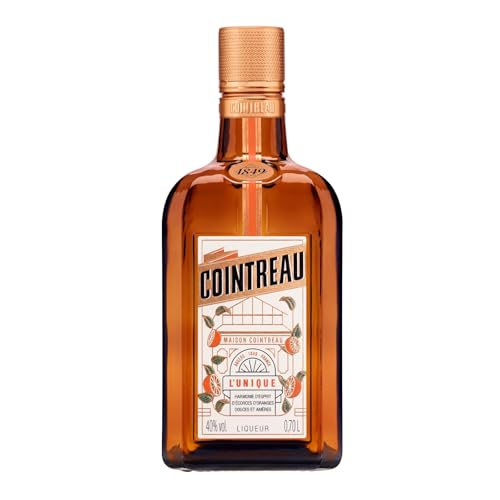 Cointreau Orangenlikör mit 40% vol. (1 x 0,7l) | Der perfekte Likör für Cocktails aus 100% natürlichen Zutaten von Cointreau