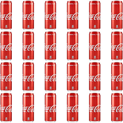 24x Coke Cola Dose Original taste Cola 330 ml Italian alkoholfreies Getränk von Coca-Cola