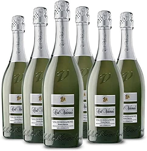 Col Vetoraz - Prosecco Superiore Millesimato Docg Dry [ 6 FLASCHEN x 750ml ] von Jlwiy