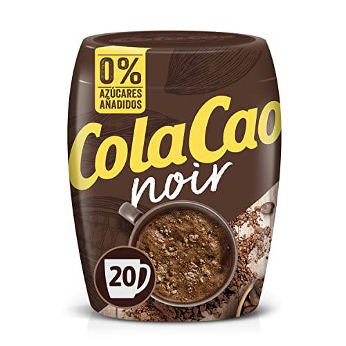 ColaCao Noir - Intensiver Geschmack und 0% Zuckerzusatz - Das reichhaltigste und gesündeste Getränk - 300 g von Cola Cao