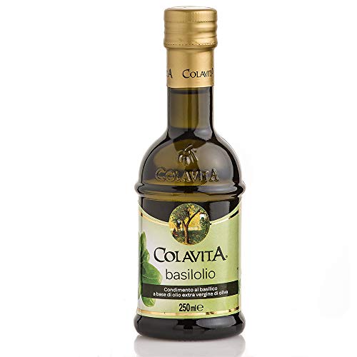 Colavita Basilolio, Olivenöl extra vergine mit Basilikum 250-ml Colavita Basilolio, Olivenöl extra vergine mit Basilikum 250-ml von Colavita