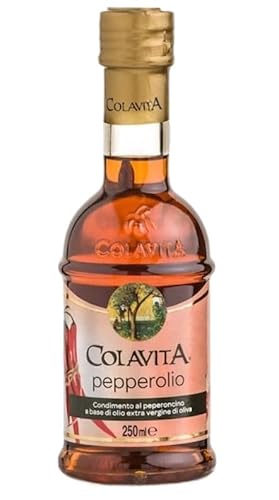 Colavita Pepperolio, Olivenöl extra vergine mit Peperoncino 250-ml von Colavita