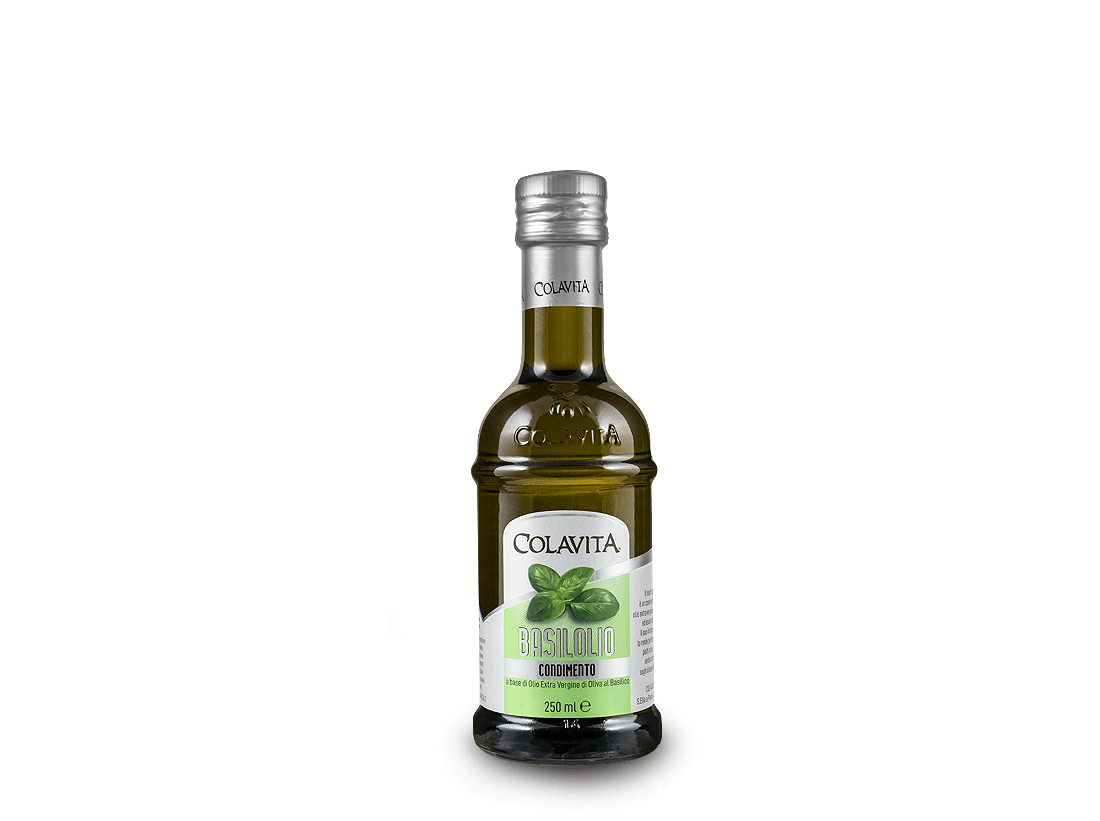 Colavita Aromatisiertes natives Olivenöl Extra mit Basilikum 250 ml von Colavita