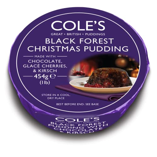 Cole's Black Forest Christmas Pudding 454g von Cole's