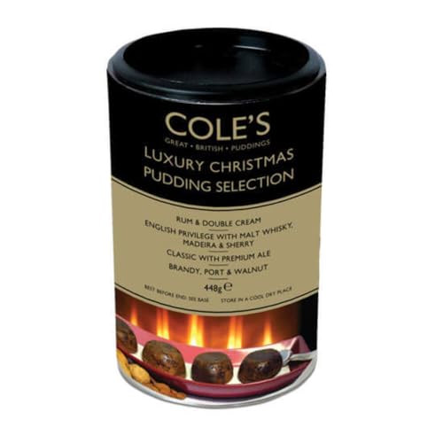 Cole's Luxury Chirstmas Pudding Selection 4 x 112g von Cole's