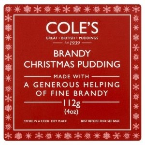 Cole's Traditional Brandy Christmas Pudding 112g von Cole's