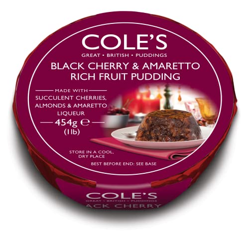 Cole's Black Cherry & Amaretto Pudding 454 g von Cole's