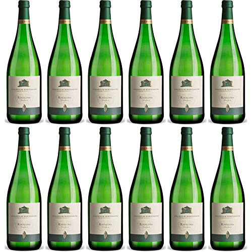 Riesling trocken Collegium Wirtemberg 12% 1,00l (Paket 12x1l) von Collegium Wirtemberg