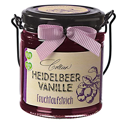 Heidelbeer - Vanille Fruchtaufstrich von Collier 225g von Collier Spezialitäten Manufaktur