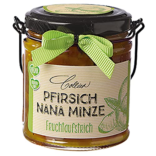 Pfirsich Nana-Minze Fruchtaufstrich von Collier 225g von Collier Spezialitäten Manufaktur
