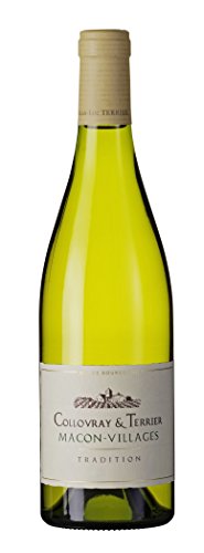 Macon Villages Blanc Tradition AOC 2021 von Collovray & Terrier (1x0,75l), trockener Weisswein aus der Bourgogne von Collovray & Terrier