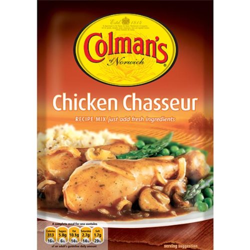 Colman's Chicken Chasseur Rezeptmischung 12 x 43g von Colman's