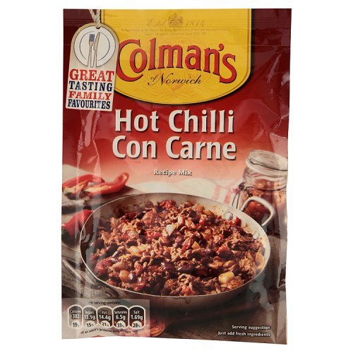 Colman's Hot Chilli Con Carne Rezeptmischung, 37 g von Colman's