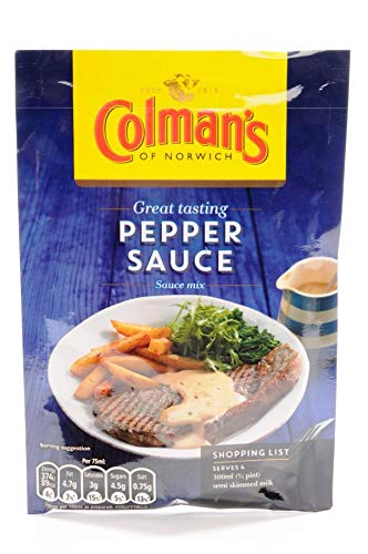 Colmans Päckchen Saucen (Pfeffer Pour Over Soße, 3 x 40 g) von Colman's