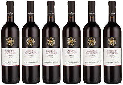 Cabernet Sauvignon Sicilia DOC"Colomba Bianca" Bio Rotwein Sizilien trocken (6 x 0.75l) von Colomba Bianca