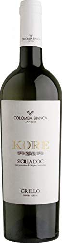 Grillo Sicilia DOC Kore Colomba Bianca Sizilien Weißwein trocken von Colomba Bianca