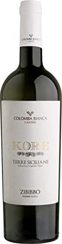 Zibibbo Sicilia DOC Kore Colomba Bianca Sizilien Weißwein trocken von COLOMBABIANCA