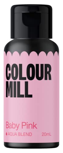 Colour Mill Aqua Blend Baby Rosa Lebensmittelfarbe auf Wasserbasis - Lebensmittel Farbe Sehr Intensiv, Hoch Konzentriert, Vegan - 20 ml Colour Mill Aqua Blend Baby Rosa Lebensmittelfarbe auf Wasserbasis - Lebensmittel Farbe Sehr Intensiv, Hoch Konzentriert, Vegan - 20 ml von Colour Mill