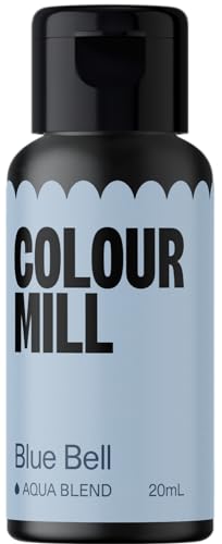 Colour Mill Aqua Blend Blue Bell 20 ml Lebensmittelfarbe auf Wasserbasis Sehr intensiv, hoch konzentriert von Colour Mill