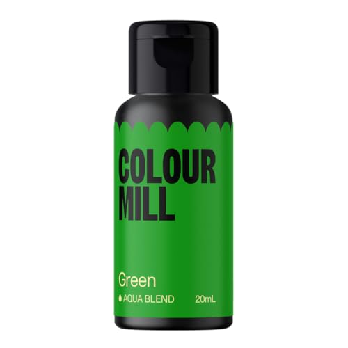 Colour Mill Aqua Blend Green 20 ml Lebensmittelfarbe auf Wasserbasis Sehr intensiv, hoch konzentriert von Colour Mill