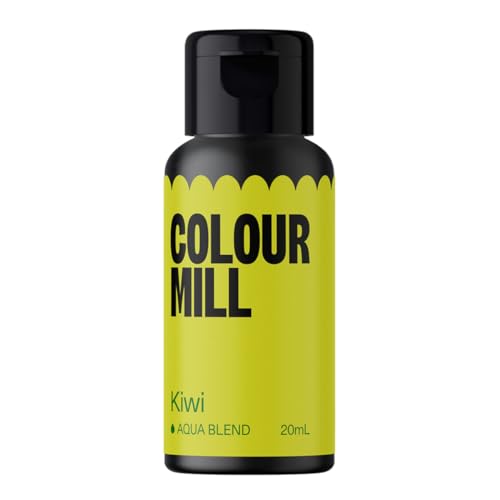 Colour Mill Aqua Blend Lebensmittelfarbe auf Wasserbasis Kiwi - Lebensmittel Farbe Sehr Intensiv, Hoch Konzentriert, Vegan - 20 ml von Colour Mill