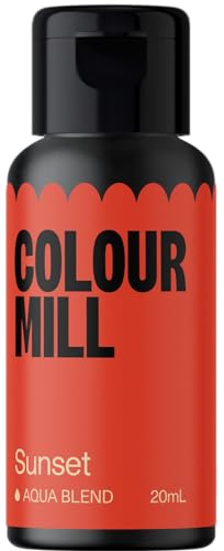 Colour Mill Aqua Blend Sunset Lebensmittelfarbe auf Wasserbasis - Lebensmittel Farbe Sehr Intensiv, Hoch Konzentriert, Vegan - 20 ml Colour Mill Aqua Blend Sunset Lebensmittelfarbe auf Wasserbasis - Lebensmittel Farbe Sehr Intensiv, Hoch Konzentriert, Vegan - 20 ml von Colour Mill